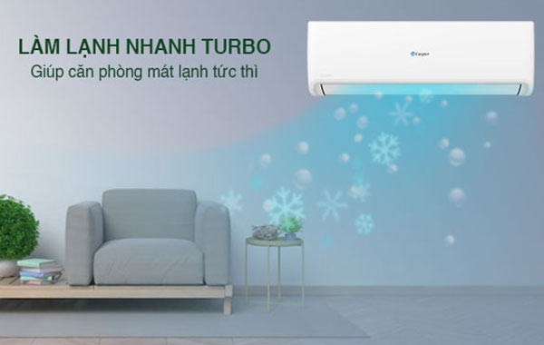 Máy lạnh Casper 2 HP SC-18FS32 - Chế độ làm lạnh nhanh Turbo